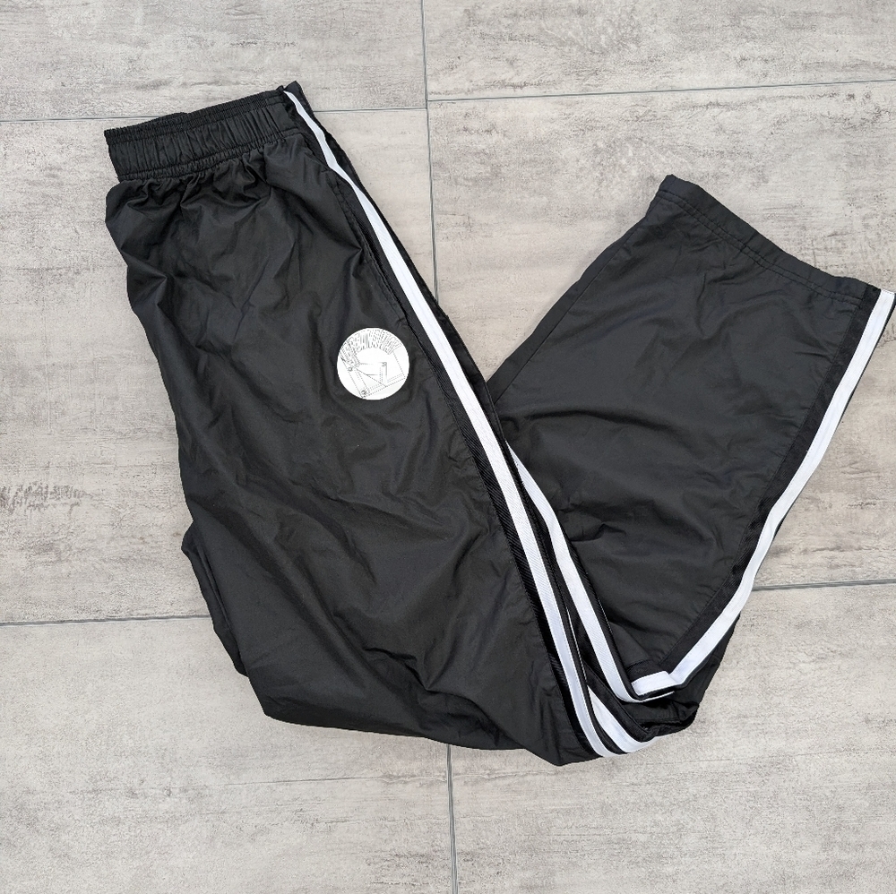 Vintage Y2K Athletic Works Break Away Track Basketball Pants Size Large NOS